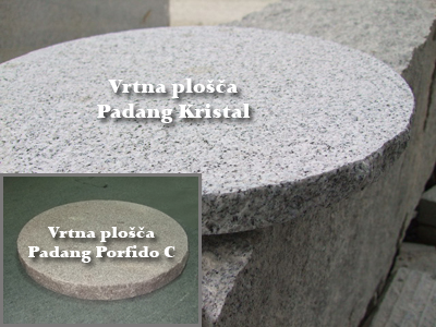 Vrtne plošče - Padang Kristal, Pordido C